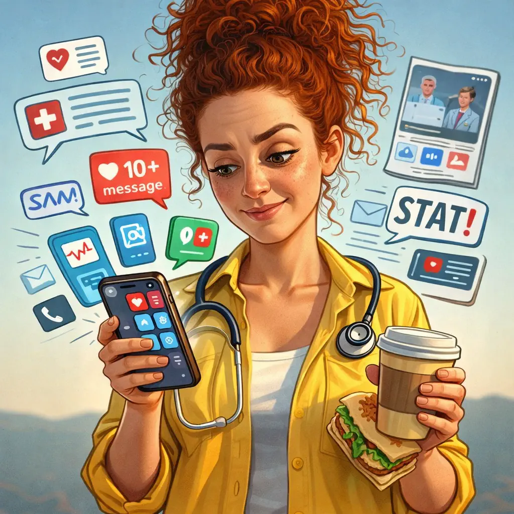 ChatGPT caricature of a doctor